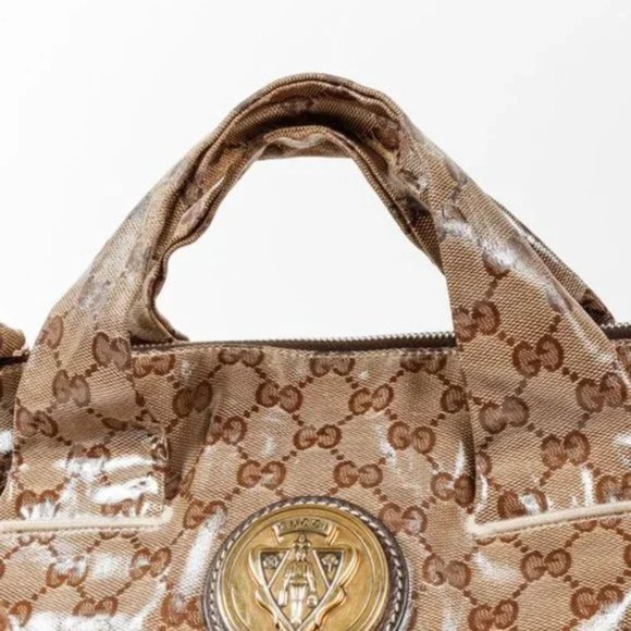 Gucci GG Monogram Crystal Hysteria Handbag - Picture 6 of 12